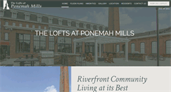 Desktop Screenshot of ponemahmills.com