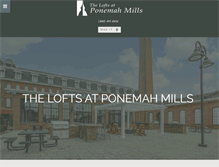 Tablet Screenshot of ponemahmills.com